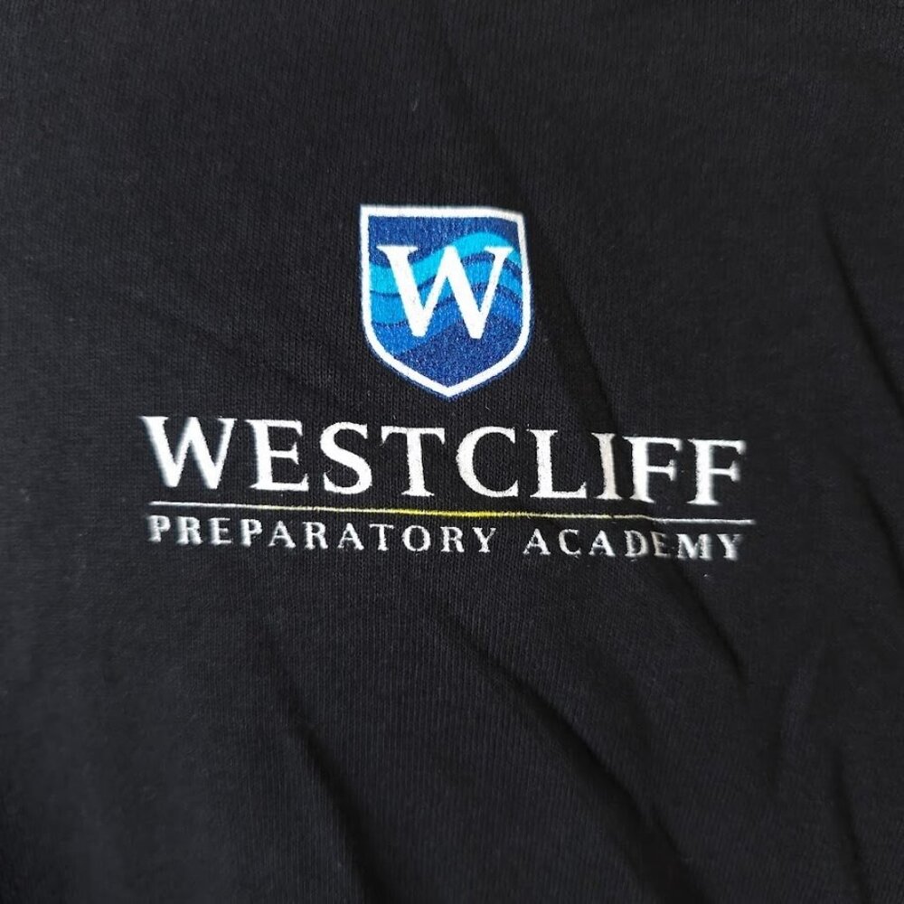 Westcliff Prep T Shirt Mens Size Large Black Preparatory Academy California - Picture 3 of 6